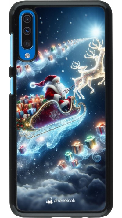 Samsung Galaxy A50 Case Hülle - Weihnachten 2023 Verzauberter Weihnachtsmann