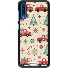 Samsung Galaxy A50 Case Hülle - Weihnachten 2024 Lkw Tanne