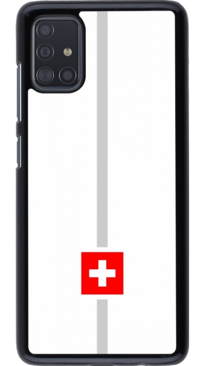 Coque Samsung Galaxy A51 - Canton CH blanc