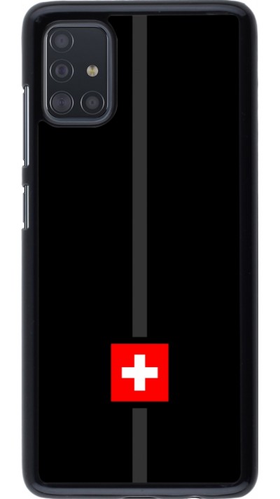 Coque Samsung Galaxy A51 - Canton CH noir