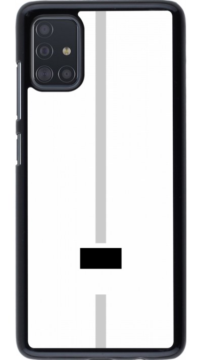 Coque Samsung Galaxy A51 - Canton FR blanc