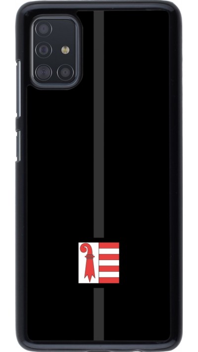 Coque Samsung Galaxy A51 - Canton JU noir