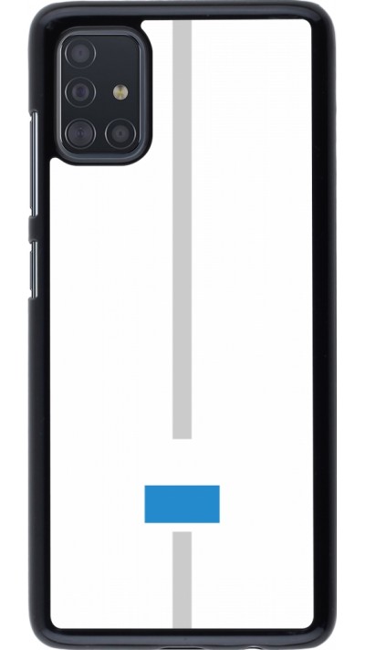 Coque Samsung Galaxy A51 - Canton LU blanc