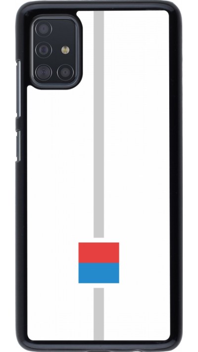 Coque Samsung Galaxy A51 - Canton TI blanc