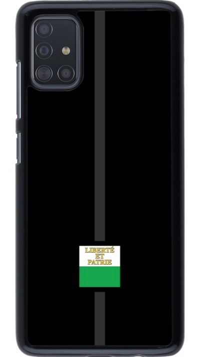 Coque Samsung Galaxy A51 - Canton VD noir