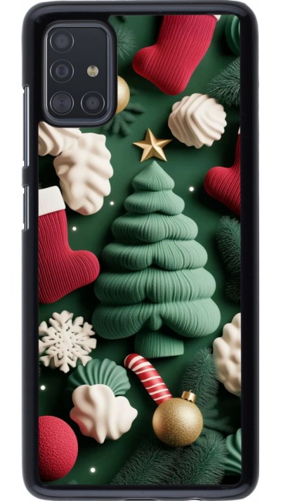 Samsung Galaxy A51 Case Hülle - Christmas 25 Christmas textiles
