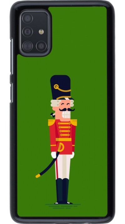 Samsung Galaxy A51 Case Hülle - Christmas 25 Nutcracker Green