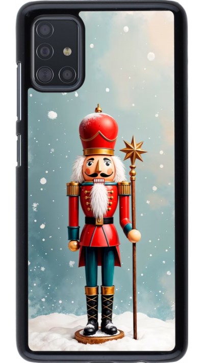Samsung Galaxy A51 Case Hülle - Christmas 25 Nutcracker Snow