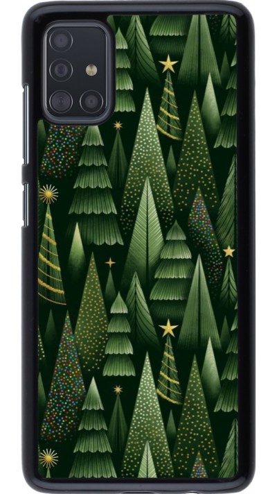 Samsung Galaxy A51 Case Hülle - Christmas 25 Pattern Xmas Tree