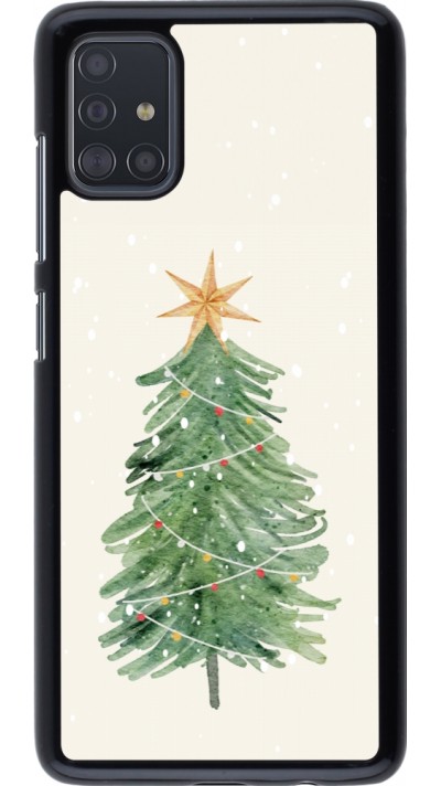Samsung Galaxy A51 Case Hülle - Christmas 25 Sketch Tree
