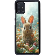 Samsung Galaxy A51 Case Hülle - Easter 2026 Rabbit in the garden