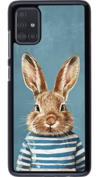 Samsung Galaxy A51 Case Hülle - Easter 2026 Rabbit navy
