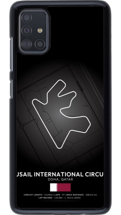 Samsung Galaxy A51 Case Hülle - F1 Track 2025 Qatar