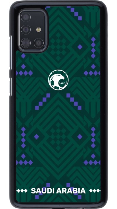Samsung Galaxy A51 Case Hülle - Saudi Arabien 2026 personalisierbares Fussballtrikot