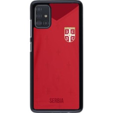 Samsung Galaxy A51 Case Hülle - Serbien 2022 personalisierbares Fussballtrikot