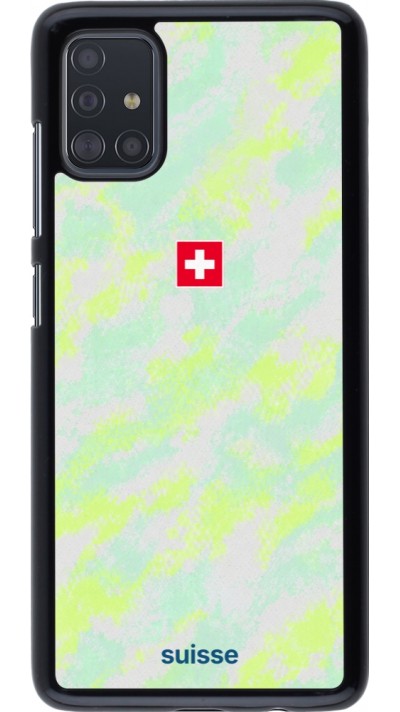 Samsung Galaxy A51 Case Hülle - Schweiz Away 2026 personalisierbares Fussballtrikot