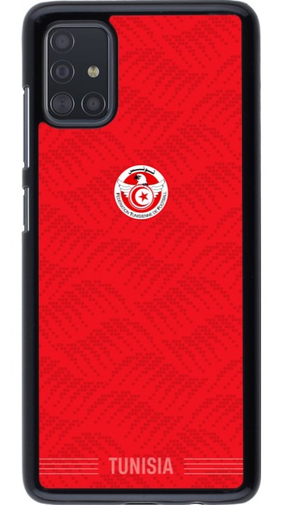 Samsung Galaxy A51 Case Hülle - Tunesien 2026 personalisierbares Fussballtrikot