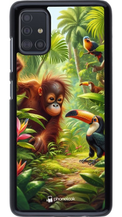 Samsung Galaxy A51 Case Hülle - Tropischer Dschungel Tayrona