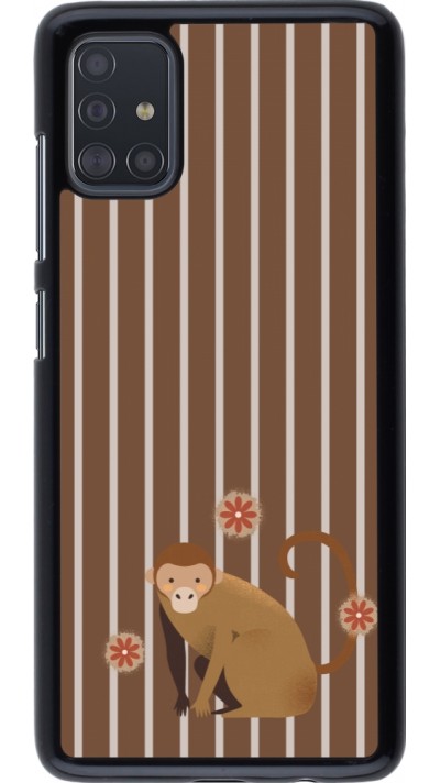 Coque Samsung Galaxy A51 - Monkey with stripes Coque Samsung Galaxy A51 - Monkey with stripes