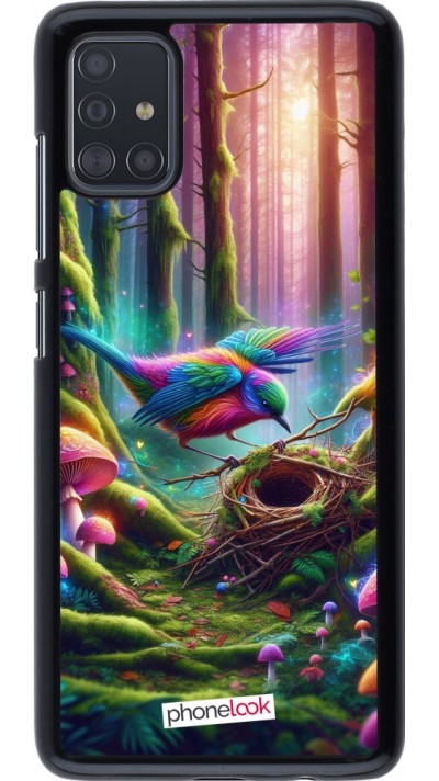 Samsung Galaxy A51 Case Hülle - Vogel Nest Wald