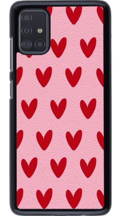 Samsung Galaxy A51 Case Hülle - Saint Valentines Day 26 Pattern heart