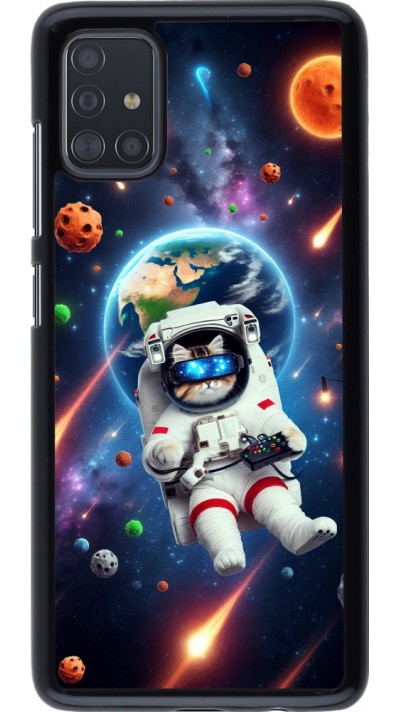 Samsung Galaxy A51 Case Hülle - VR SpaceCat Odyssee