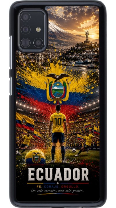 Coque Samsung Galaxy A51 - Football Équateur splash 2026