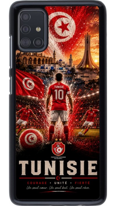 Coque Samsung Galaxy A51 - Football Tunisie splash 2026