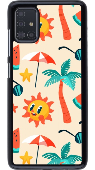 Samsung Galaxy A51 Case Hülle - Summer 2025 Pattern soleil
