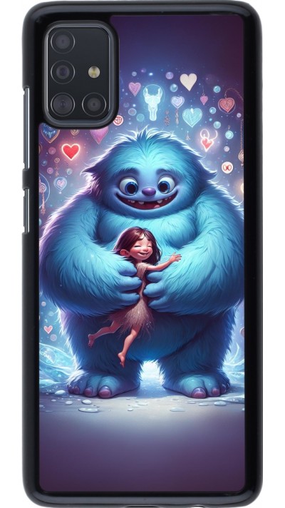 Samsung Galaxy A51 Case Hülle - Valentin 2024 Flauschige Liebe