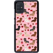 Samsung Galaxy A51 Case Hülle - Valentine 2024 puppy love