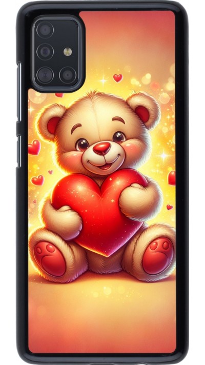 Samsung Galaxy A51 Case Hülle - Valentin 2024 Teddy Liebe