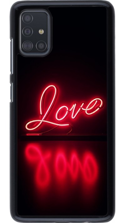 Coque Samsung Galaxy A51 - Valentine 2025 Neon Love