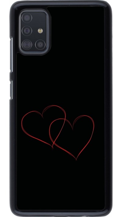Samsung Galaxy A51 Case Hülle - Valentine 2023 attached heart