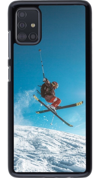 Samsung Galaxy A51 Case Hülle - Winter 22 Ski Jump