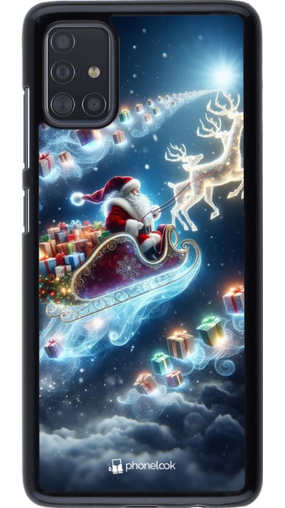 Samsung Galaxy A51 Case Hülle - Weihnachten 2023 Verzauberter Weihnachtsmann