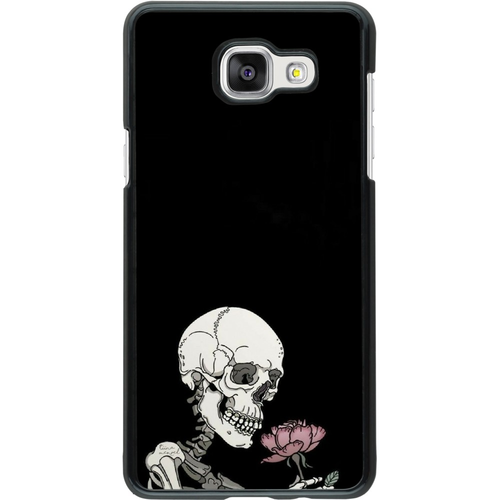 Samsung Galaxy A5 (2016) Case Hülle - Halloween 2023 rose and skeleton