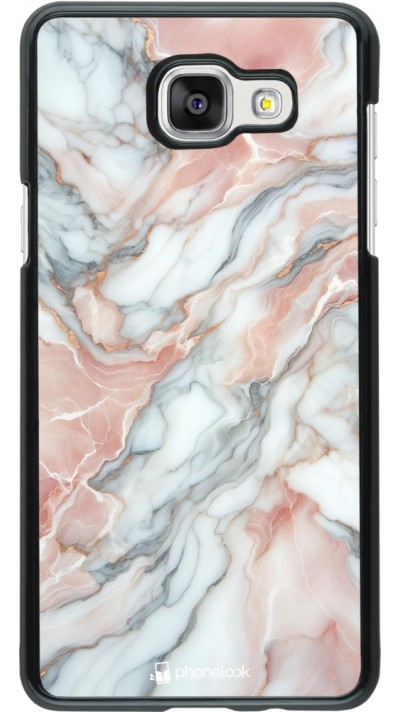 Samsung Galaxy A5 (2016) Case Hülle - Rosa Leuchtender Marmor