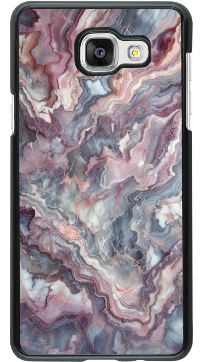 Samsung Galaxy A5 (2016) Case Hülle - Violetter silberner Marmor