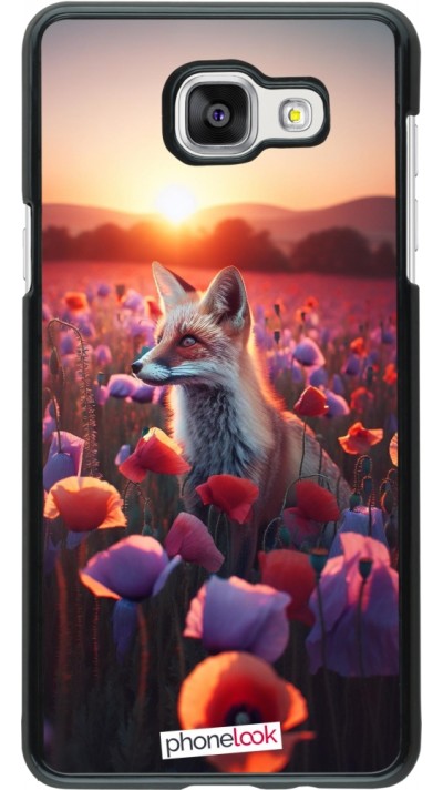 Samsung Galaxy A5 (2016) Case Hülle - Purpurroter Fuchs bei Dammerung