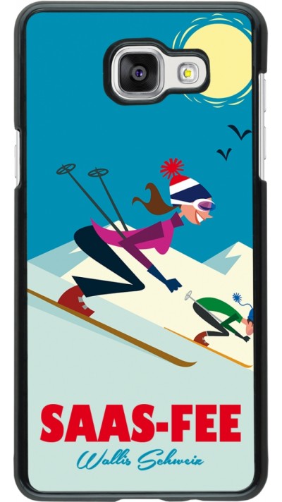 Samsung Galaxy A5 (2016) Case Hülle - Saas-Fee Ski Downhill