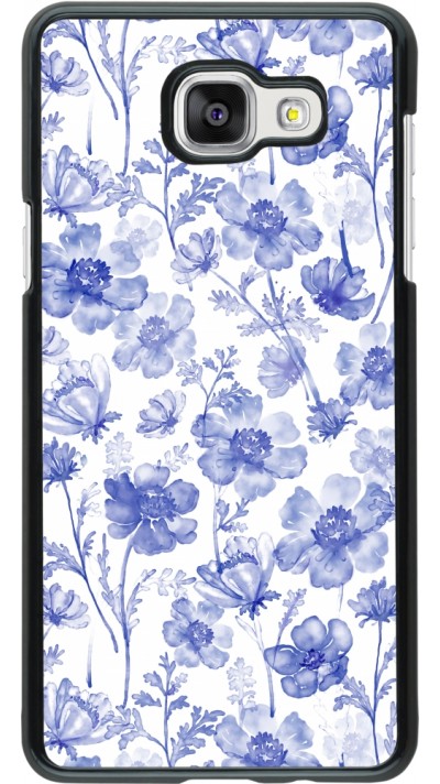 Samsung Galaxy A5 (2016) Case Hülle - Spring 23 watercolor blue flowers
