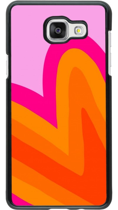 Samsung Galaxy A5 (2016) Case Hülle - Valentine 2024 heart gradient