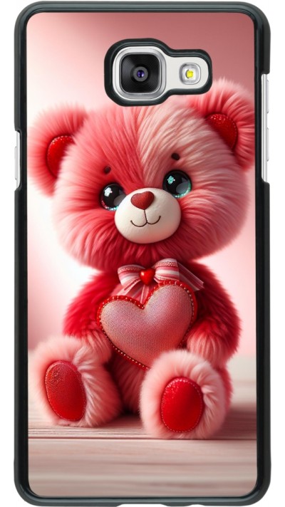 Samsung Galaxy A5 (2016) Case Hülle - Valentin 2024 Rosaroter Teddybär