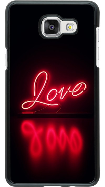 Samsung Galaxy A5 (2016) Case Hülle - Valentine 2025 Neon Liebe