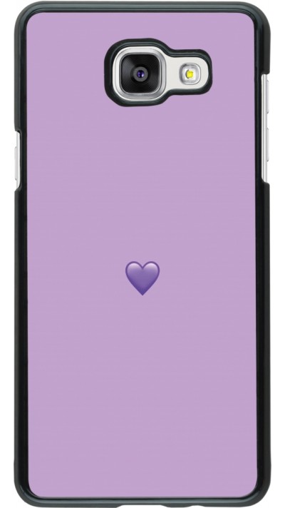 Samsung Galaxy A5 (2016) Case Hülle - Valentine 2023 purpule single heart