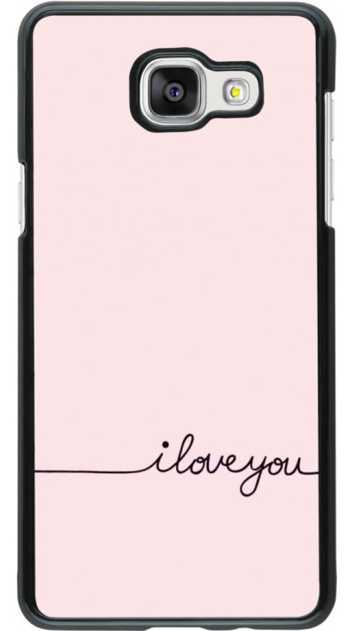 Samsung Galaxy A5 (2016) Case Hülle - Valentine 2023 i love you writing