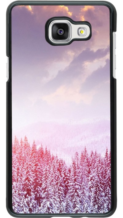 Samsung Galaxy A5 (2016) Case Hülle - Winter 22 Pink Forest