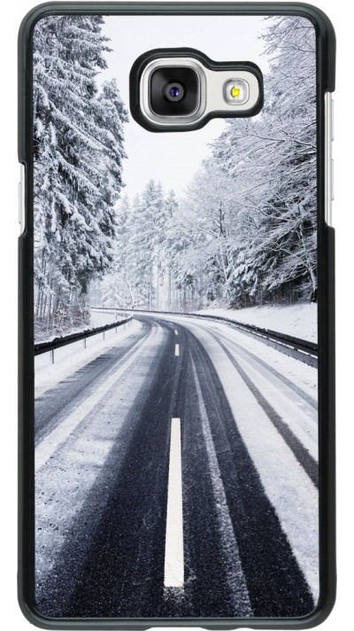 Samsung Galaxy A5 (2016) Case Hülle - Winter 22 Snowy Road