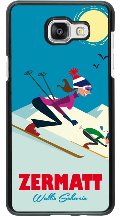 Samsung Galaxy A5 (2016) Case Hülle - Zermatt Ski Downhill